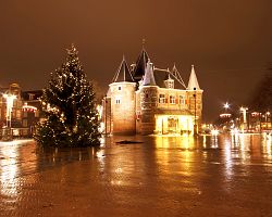 Vánoční strom na Nieuwmarkt