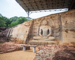 Obrovské sochy Polonnaruwy zachované po celá staletí