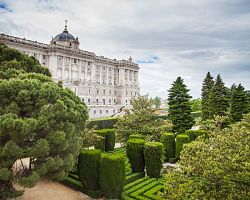 Úchvatné zahrady madridského Královského paláce