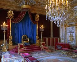 Honosné interiéry zámku Fontainebleau