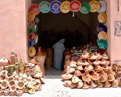 Typická marocká keramika
