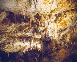 Postojnské jeskyně a jejich krásná krasová výzdoba