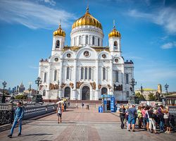Chrám Krista Spasitele patří k moskevským dominantám