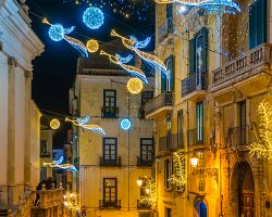 Vánoční ulice Neapole