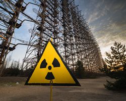 Tajný vojenský radar DUGA v Černobylu