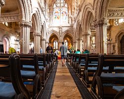 Monumentální interiér Rosslynské kaple