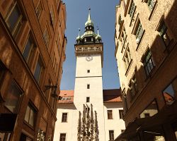 Dominatní věž Staré radnice v Brně