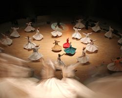 Tančící derviši z města Konya
