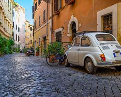 Stará ulička v Římě