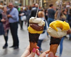 Slavná italská zmrzlina na každém rohu…