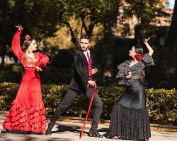 Velmi emotivní tanec Flamenco