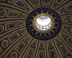 Kopule Sixtinské kaple ve Vatikánu