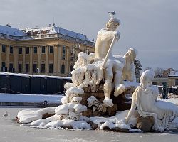 Pohádková zima u zámku Schönbrunn