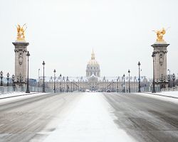 Nejkrásnější pařížský most Alexandra III. a Invalidovna