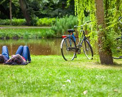 Pohoda v amsterdamských parcích