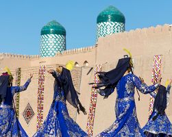 Tradiční folklorní tance v Buchaře