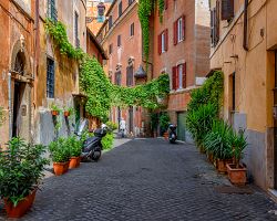 Kouzelné staré uličky čtvrti Trastevere