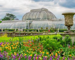 Botanická zahrada Kew Gardens v Londýně zapsaná na seznamu UNESCO