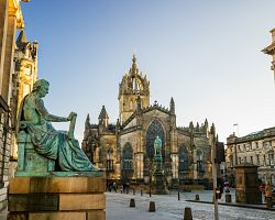 Royal mile v Edinburghu