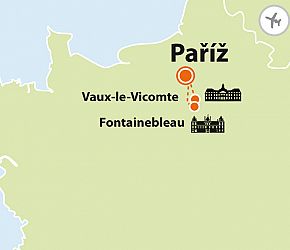 To nejlepší z Paříže + FONTAINEBLEAU + VAUX-LE-VICOMTE