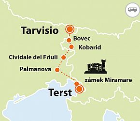 Slovinské Alpy + ITÁLIE + KOUPÁNÍ V JADERSKÉM MOŘI