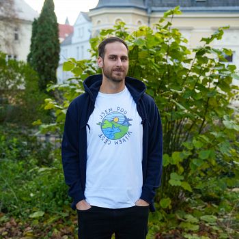 Unisex mikina zeměkoule