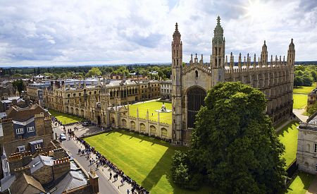 Prestižní univerzita v Cambridge