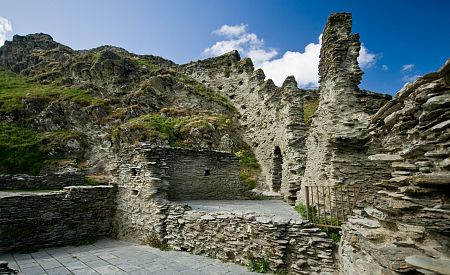 Pozůstatky hradu Tintagel