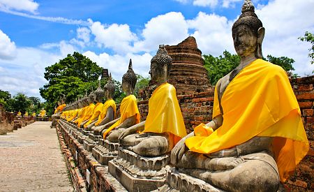 Chrámy a Waty v tajuplném městě Ayutthaya