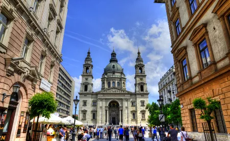 Bazilika sv. Štěpána pojmenovaná na počest prvního uherského krále