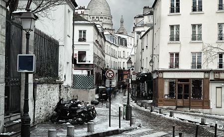 Montmartre má v zimě neodolatelné kouzlo