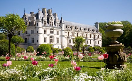 Nádherný zámek a zámecké zahrady Chenonceau