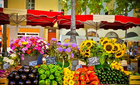 Typické trhy v Aix-en-Provence