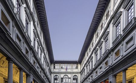 Světoznámá galerie Uffizi ve Florencii