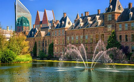Sídlo vlády Binnenhof v Haagu