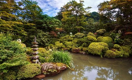 Tradiční japonská zahrada v Nikkó