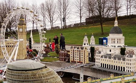 Londýnské oko a Big Ben v Legolandu