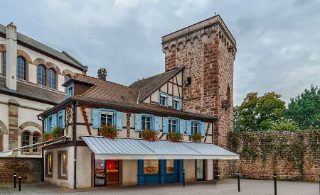 Opevnění a hradby ve městě Obernai