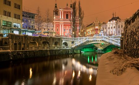 Kouzelná atmosféra vánoční Lublaně