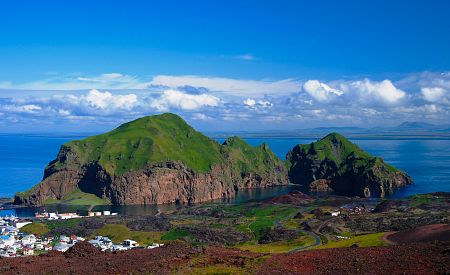Vulkanický ostrov Heimaey