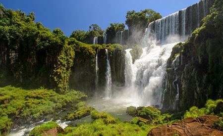 Argentinská strana vodopádů Iguazú