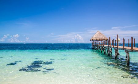 Úchvatné výhledy na oceán z pláží v Cancúnu
