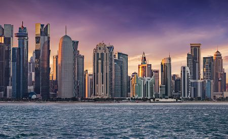 Panoramatický pohled na Dauhá