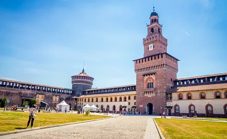 Castello Sforzesco v Miláně