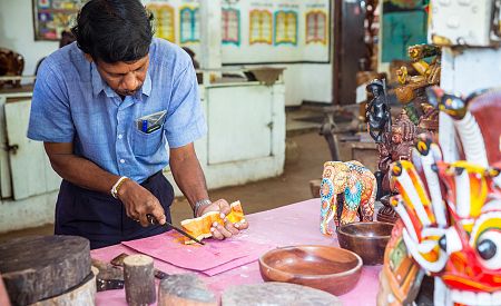 Řezbářská práce je součástí kulturního dědictví Srí Lanky