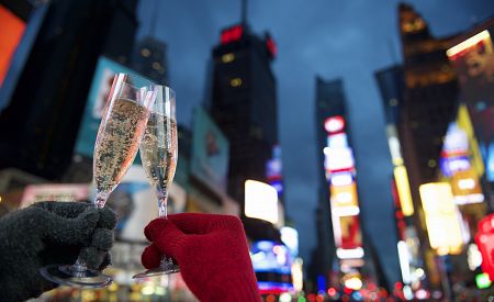 Oslavy Nového roku v New Yorku