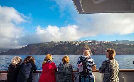Naši cestovatelé si užívají plavbu na Porto Santo