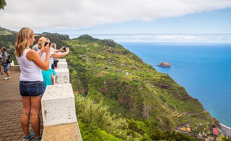 Naši cestovatelé zvěčňují krásnou vyhlídku na Madeiře