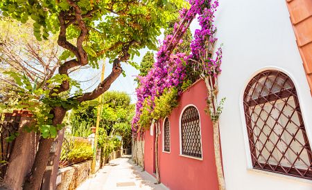 Romantické uličky ostrova Capri