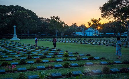 Vojenský hřbitov Spojenců v Kanchanaburi